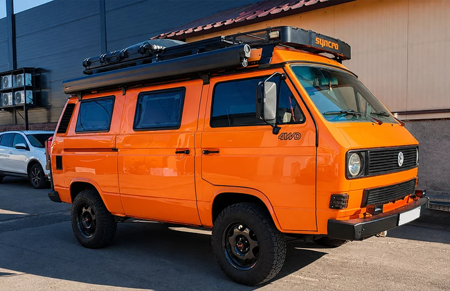 Переоборудование автодома &laquo;Апельсин&raquo; на базе Volkswagen T3 Syncro