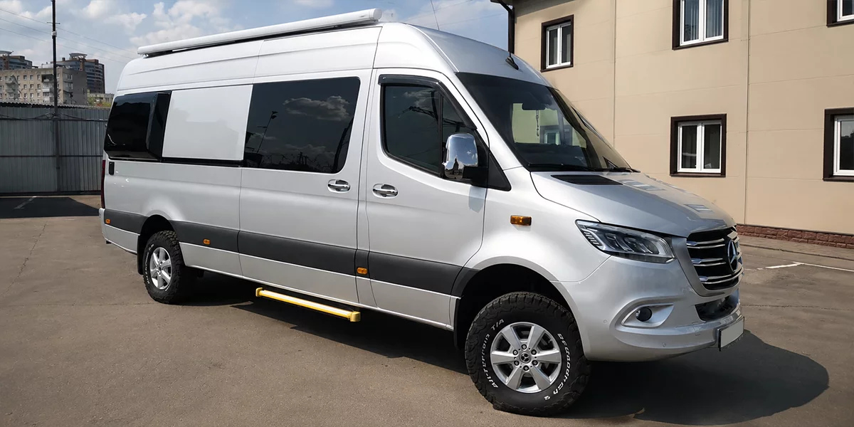 Переоборудование в автодом Мерседеса Спринтера 4x4 L3H2