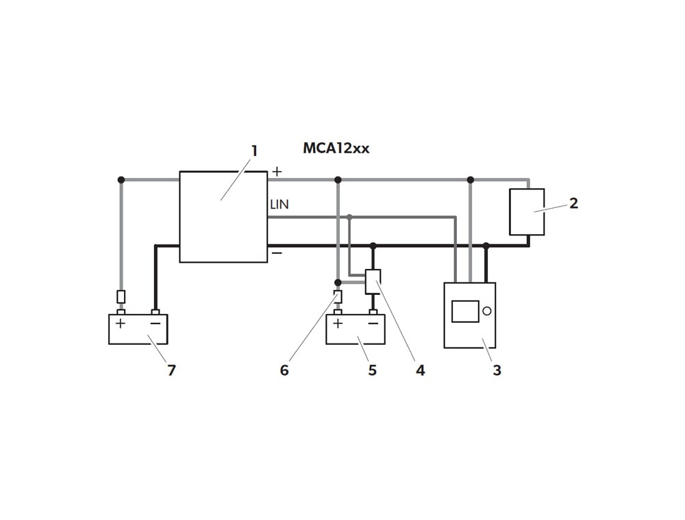 Схема подключения PerfectCharge MCA 1215