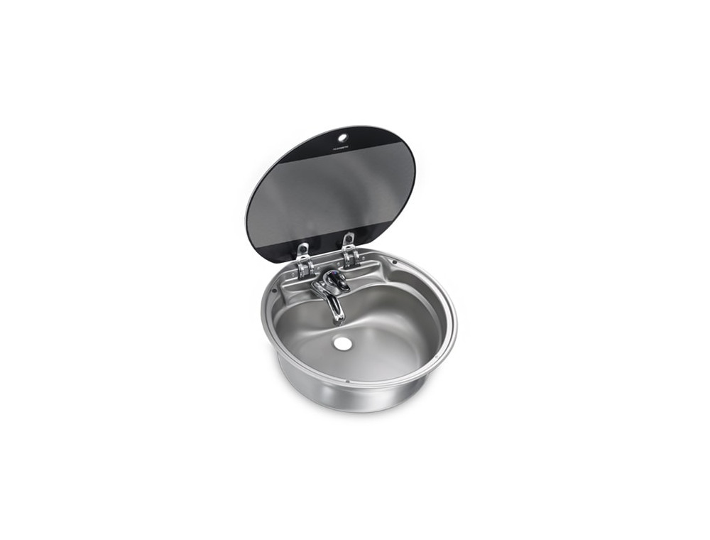 Круглая раковина Dometic SNG 420 со стеклянной крышкой