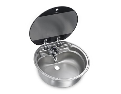 Круглая раковина Dometic SNG 420 со стеклянной крышкой