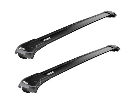 Черный автобагажник Thule WingBar Edge 9583B L на рейлинги