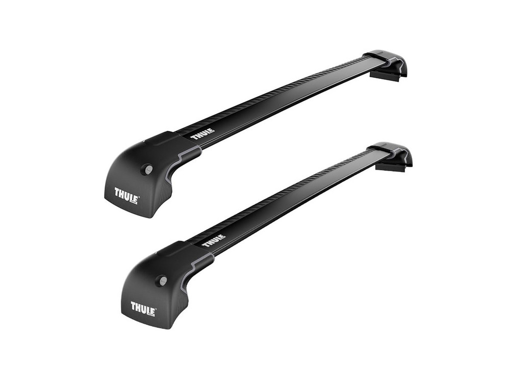 Черный багажник Thule WingBar Edge 9592B M на рейлинги