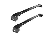 Черный багажник Thule WingBar Edge 9592B M на рейлинги