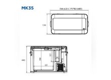 Габариты автохолодильника Alpicool MK35