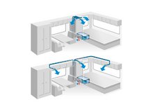 Схема работы кондиционера Mobile Comfort MC3000U