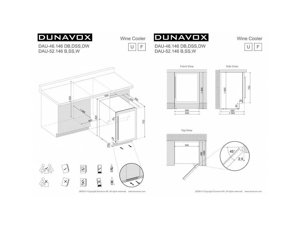 Схема шкафа Dunavox DAU-52.146B