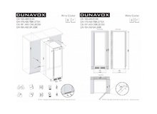 Габариты шкафа Dunavox DX-143.468SS