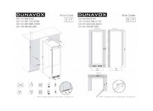 Габариты холодильника Dunavox DX-170.490STSK