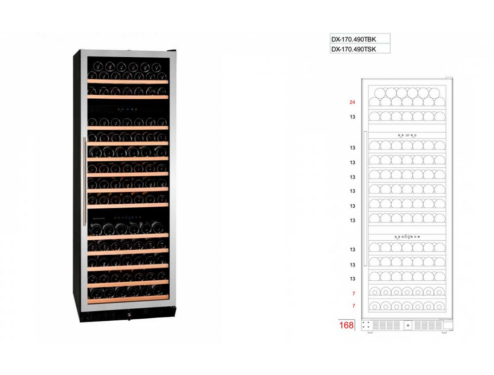 Схема бутылок Dunavox DX-170.490STSK