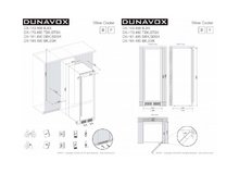 Габариты шкафа Dunavox DX-181.490SDSK