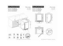 Габариты шкафа Dunavox DX-53.130DBK/DP