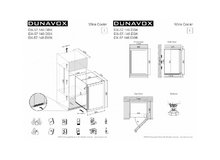 Габариты холодильника Dunavox DX-57.146DWK