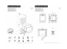 Габариты холодильника Dunavox DAB-26.60B.TO