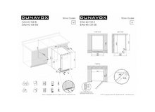 Габариты шкафа Dunavox DAU-40.138B