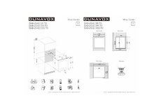 Габариты винного шкафа Dunavox DAB-25.62DSS.TO