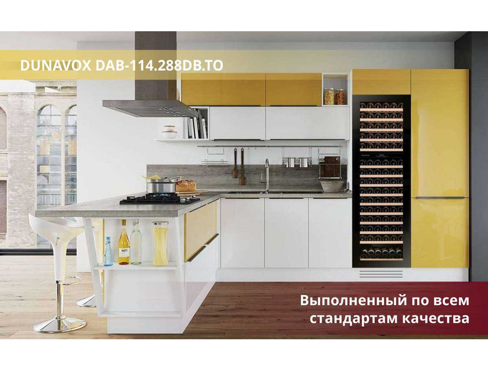 Винный шкаф DAB-114.288DB.TO на кухне