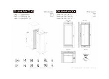 Габариты шкафа Dunavox DAB-114.288DSS.TO