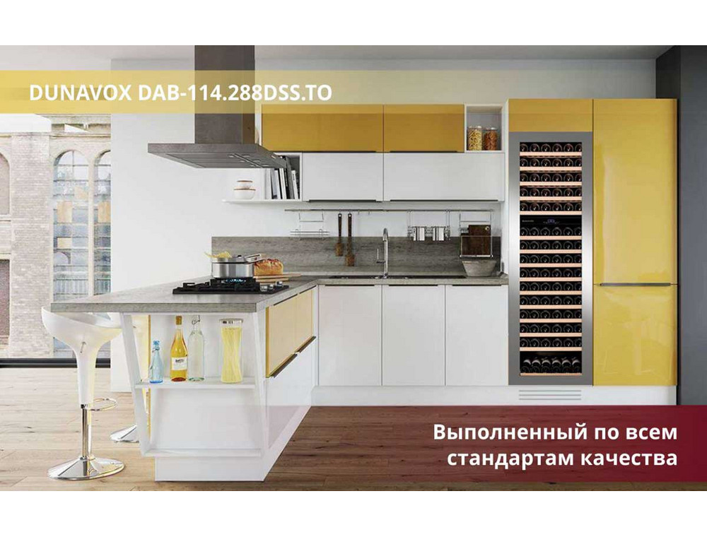 Шкаф Dunavox DAB-114 288DSS TO на кухне