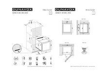 Габариты холодильника Dunavox DAB-41.83DB