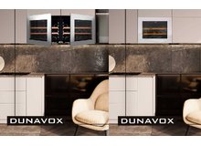 Винный шкаф Dunavox DAV-18.46W.TO в интерьере