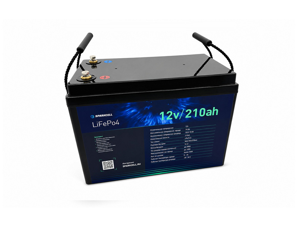 Аккумулятор тяговый Lifepo4 12V 210Ah