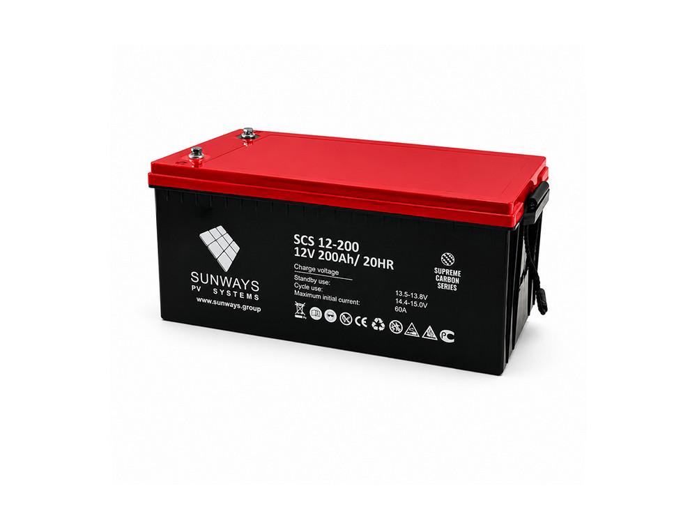 Аккумуляторная батарея Sunways Carbon SCS 12-200