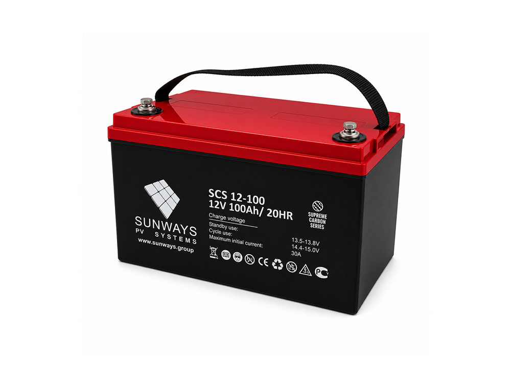 Аккумуляторная батарея Sunways Carbon SCS 12-100