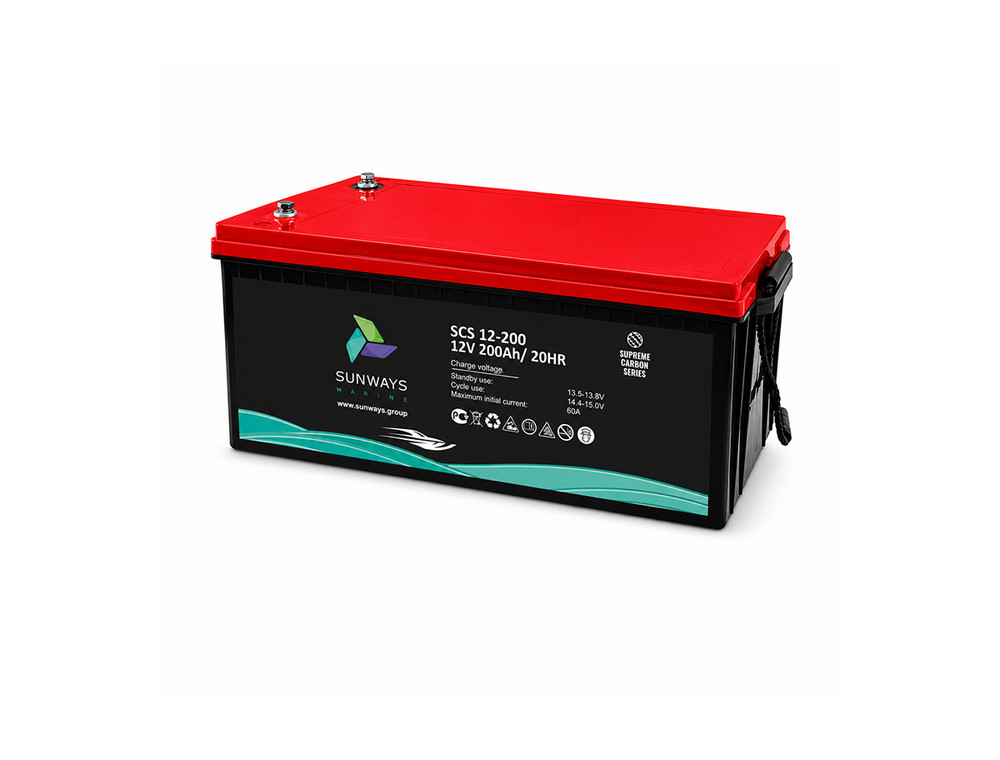 Аккумуляторная батарея Sunways Carbon Marine SCS 12-200