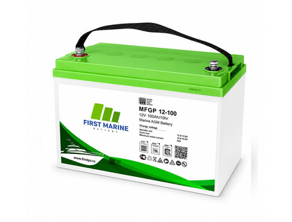 Тяговый аккумулятор First Marine MFGP 12V 100Ah AGM