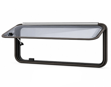 Откидное окно Polyplastic S7, 740x360 мм