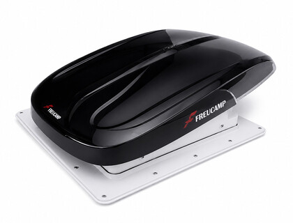 Накрышный люк с вентилятором Freucamp Plusfan 3J-PF 400x400 мм, черный