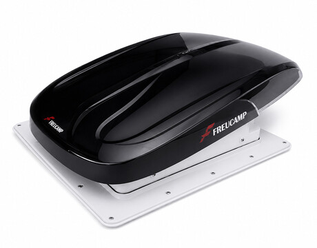 Накрышный люк с вентилятором Freucamp Plusfan 3J-PF 400x400 мм, черный