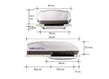 Габариты автокондиционера Telair DuoClima 8400H