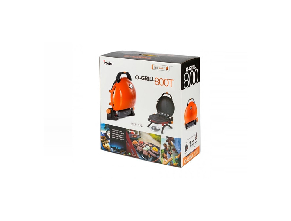 Упаковка газового гриля O-GRILL 800T Orange