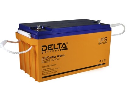 Свинцово кислотная аккумуляторная батарея Delta DTM 1265 L