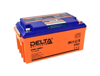 Свинцово кислотный аккумулятор для ибп Delta DTM 1265 I с LCD-дисплеем