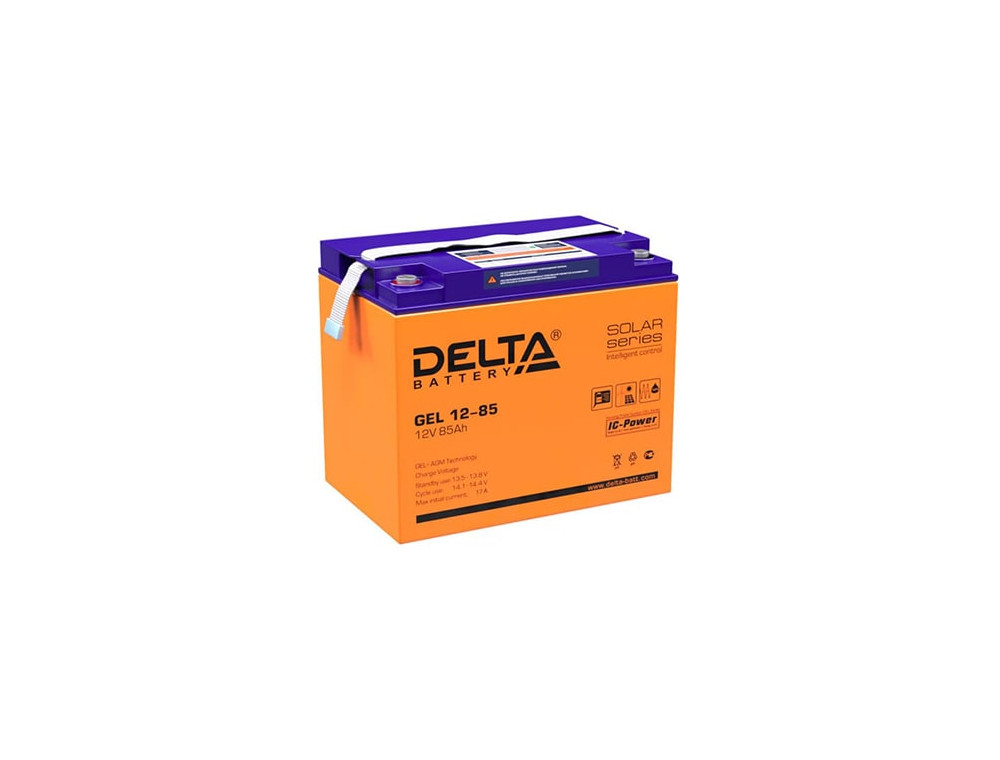 Герметичная свинцово кислотная акб Delta GEL 12-85