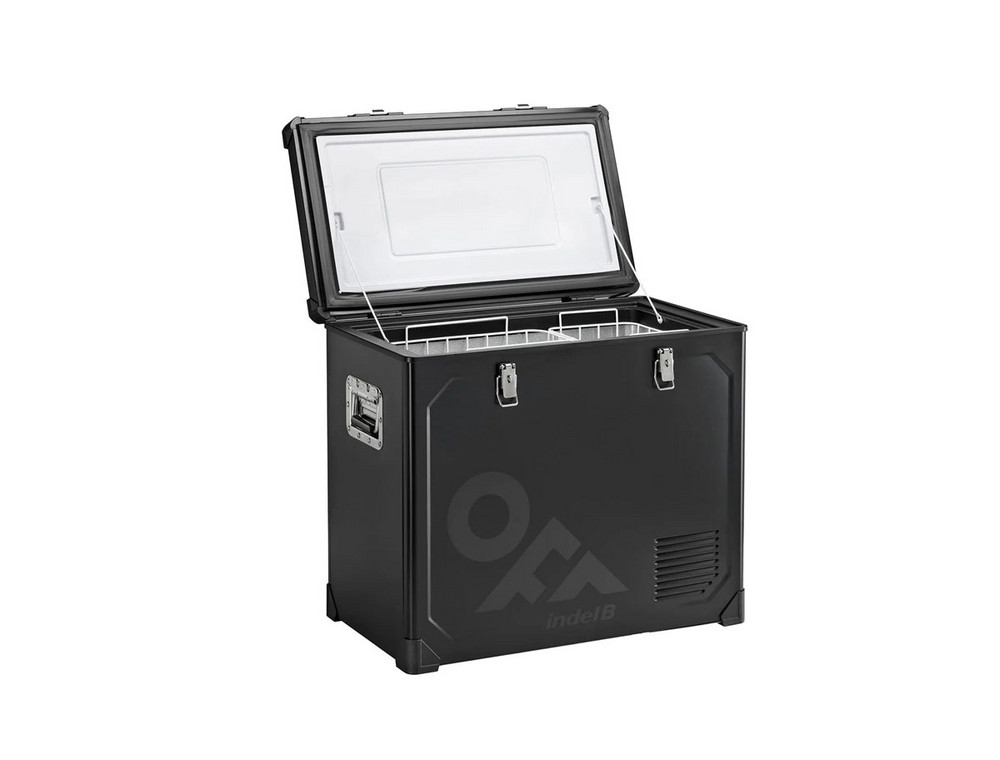 Переносной компрессорный автохолодильник Indel B TB60 Steel Black, 60 л