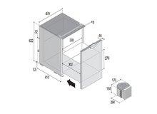 Габариты автохолодильника Vitrifrigo C75L