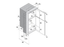 Габариты холодильника Vitrifrigo DP2600i