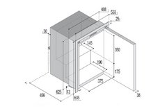 Габариты холодильника Vitrifrigo C60iAX