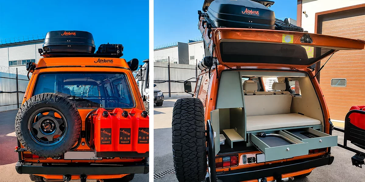 Усиленный задний бампер Volkswagen T3 Syncro