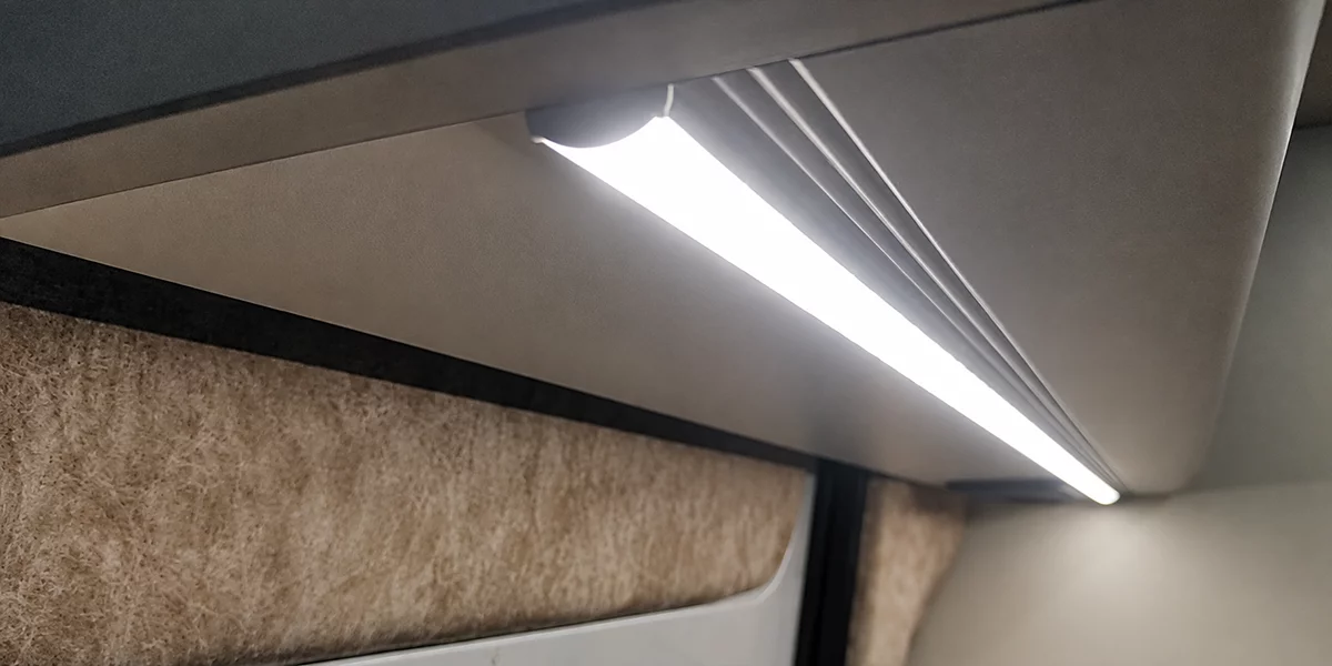 Освещение автодома Fiat Ducato