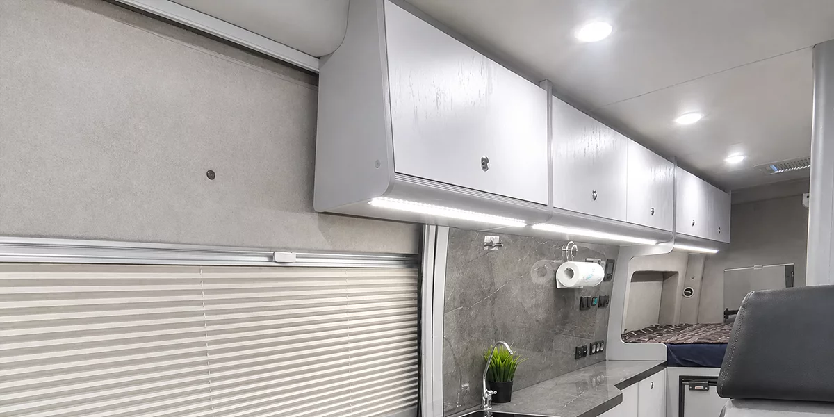 Светодиодное освещение салона автодома Mercedes Sprinter